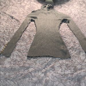 Gray sweater